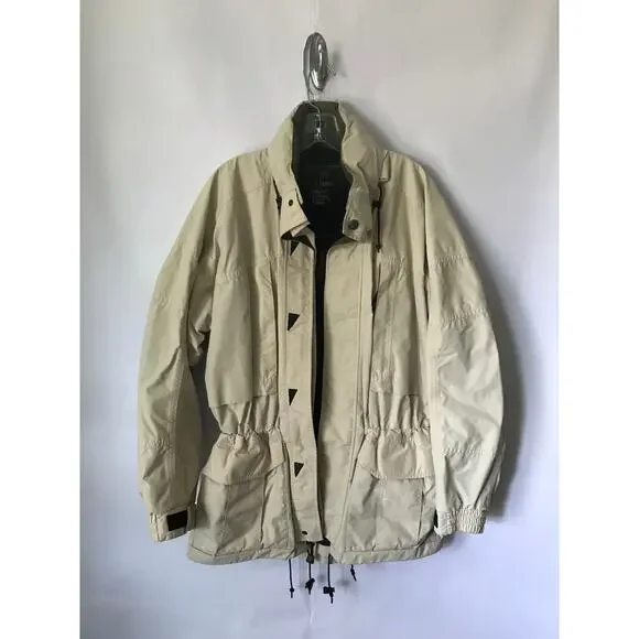 Orvis Jacket Medium Mens Gore Tex Tan Fishing Outdoors Hood Gorpcore Pockets Med